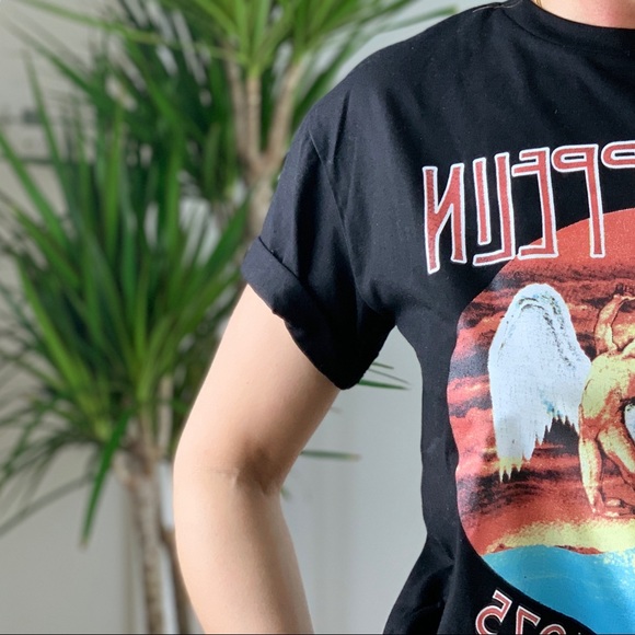 LAST 1️⃣ | LED ZEPPELIN Tour 1975 Tee - BLACK - Picture 3 of 8